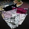 Women's Briefs Printed Letter Thin Belt Sexy Panties Women Low Fanny Pack Buttocks Women Bareathable Underwear