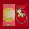 999 Pure Gold Year of the Horse Keychain Bag Charm & Mobile Phone Lanyard - Perfect Birthday Gift
