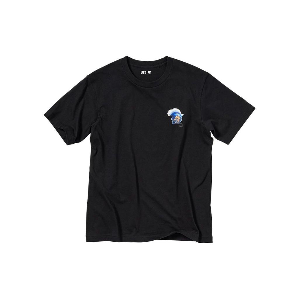 Uniqlo x Detective Conan Collaboration SS23 Ran Mouri Character Cotton Regular Fit Letter Logo Printed Short Sleeve T-Shirt Unisex Tops 462177-09