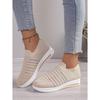 2025 Fall New Arrival Women's Chunky Sole Platform Sneakers - Sporty Knit Casual Shoes
