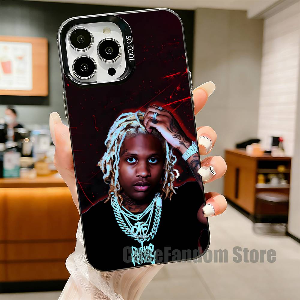 L-Lil Durk Deep Thoughts Phone Case For iPhone 17,16,15,14,13,12,11,Pro,Max,Plus,Black Matte Shockproof Cover