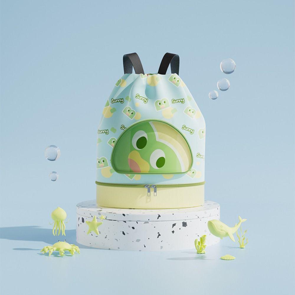 Dry and Wet Separation Children's Swimming Bag Large Capacity Kids Beach Bag  Girls