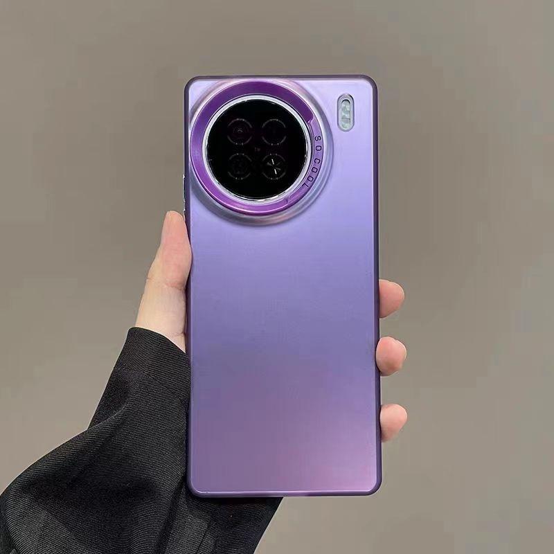 Phone Case For Vivo X100  Vivo X100 Pro Case Matte Laser Colorful  Bumper Armor Shockproof Cover