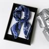 Spring New Printed Small Square Scarf Satin Chiffon Imitation Silk Material Women's Silk Scarf Shopping with High-end Wholesale