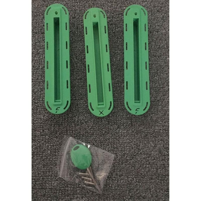 3Pcs/Set Single Fin Box Surfboard Fin Box Replacement Set with Screws Key, Surfing Screw Surfboard Surfs Fin Plugs Set