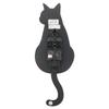 Nitori (NITORI) Moving Tail Wall Clock, Black Cat, Width 15.5 x Depth 5.5 x Height 39cm, 8172687