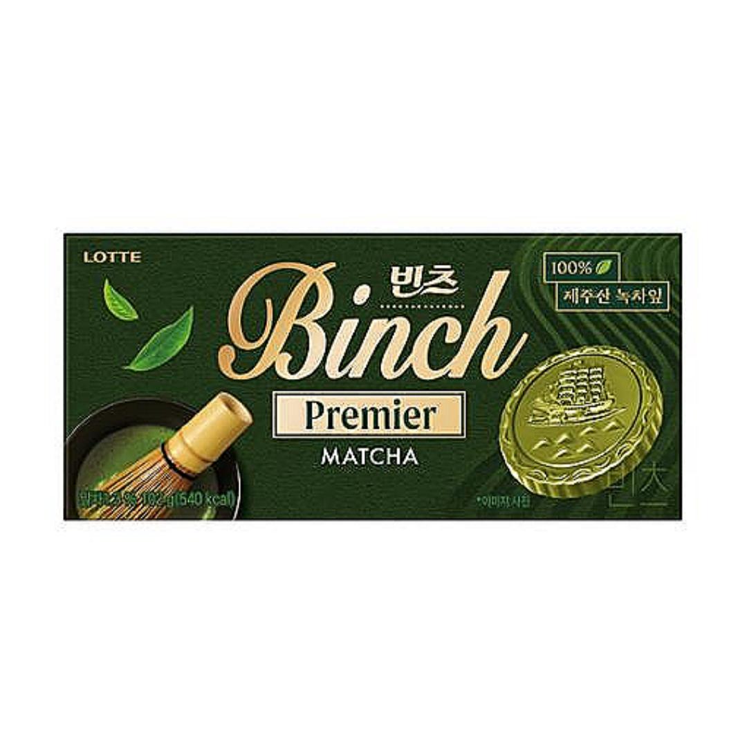 

[LOTTE] Binch Primier Matcha 102g, 204g / Biscuits / Cookies 102g (12p)