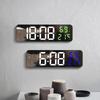 Electronic Alarm Clock Mirror Large Screen Digital LED Seat Wall Clock Plug-in Version Clock 671