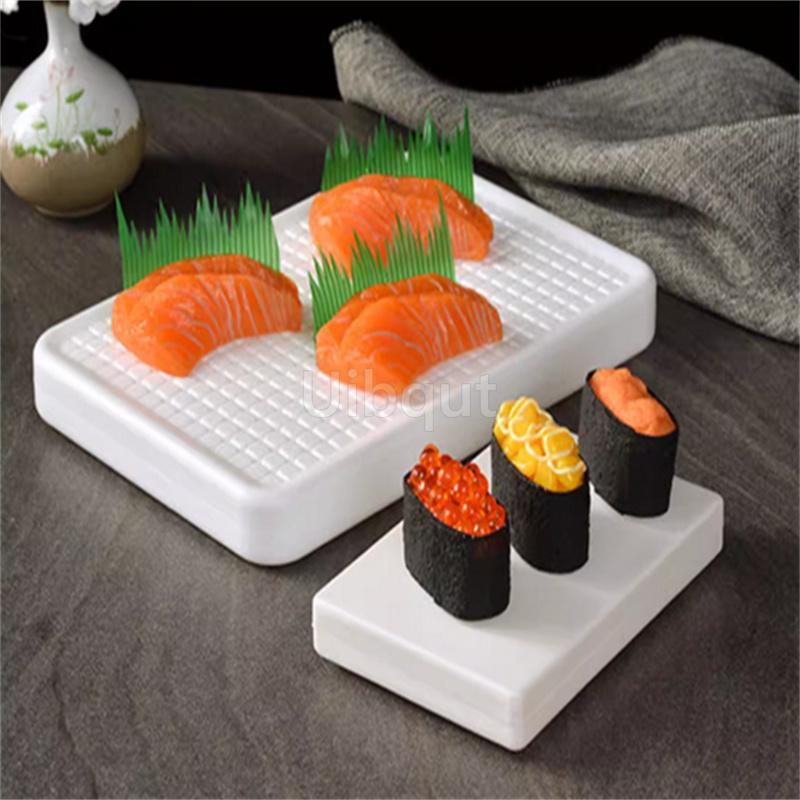 Japanese Rectangular Sushi Ice Cold Tray Box Seafood Platter Salmon Plate Dining Utensils Diware Serving Tray Banquet Tableware