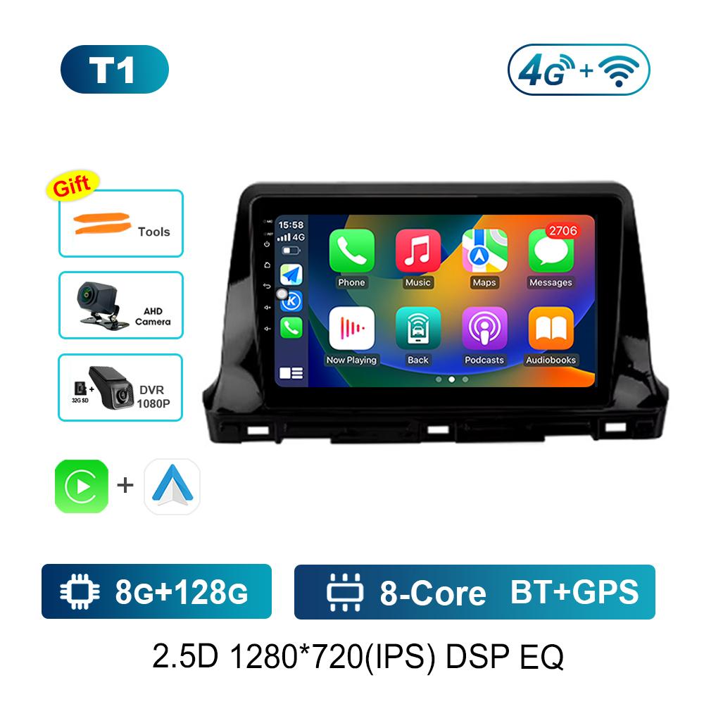 Navigation GPS Android Intelligent System 4G 10 inch for KIA Seltos 2020 WiFi Car Video Multimedia Player Touch Screen Bluetooth