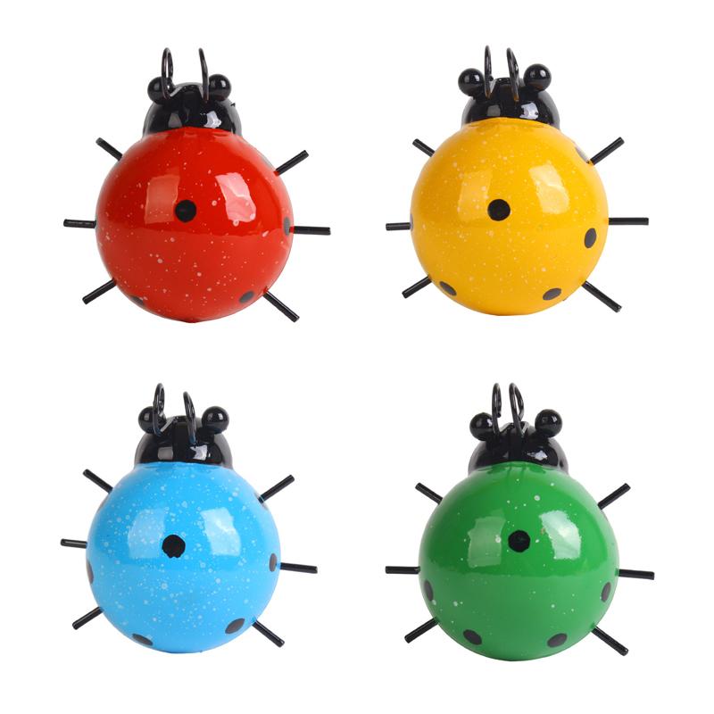 Ornament de Artizanat Buburuza de Fier Decoratie pentru casa Agatator de perete Decorat pentru gradina Decoratiune pentru casa Mic Ornament