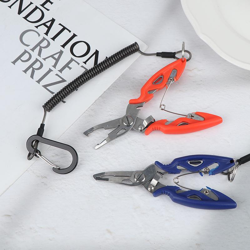 Multifunction Fishing Pliers Tools For Goods Tackle Gear Hook Recover Pliers Vise Knitting Flies Scissors Braid Set Fish Tongs