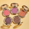 Single Color Flowing Golden Three Dimensional Pearlescent Eyeshadow Fine Sparkling Pumpkin Color, Matte Sparkling Powder, Earth Tone Eyeshadow Palette