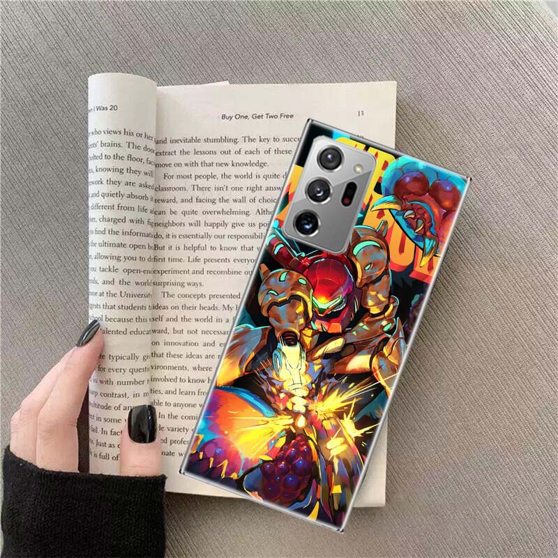 Game M-METROID Phone Case For Samsung Galaxy S25 Edge S24 S23 FE S22 S26 Ultra S21 S20 S10 Plus Capa Soft