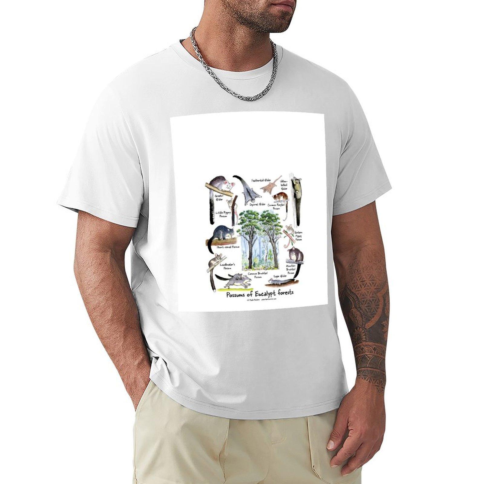 Possums of Eucalypt forests TShirt anime clothes football t shirt mens graphic tshirts S