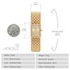BERNY Ladies Watch, Quartz Watch, Women's Watch, Water Resistant to 3 ATM, Bracelet Tool Included "Gold"