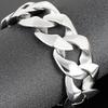 Cool Men's 31MM Hip Hop Cuban Chain Bracelet High Polished Solid Stainless Steel Jewelry Gift for Birthday Party