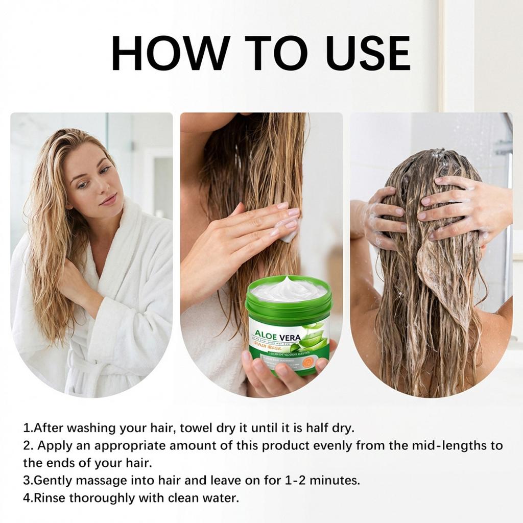 Moisturizing And Nourishing Hair Mask, Softening Hair Texture, Reducing Dry Hair