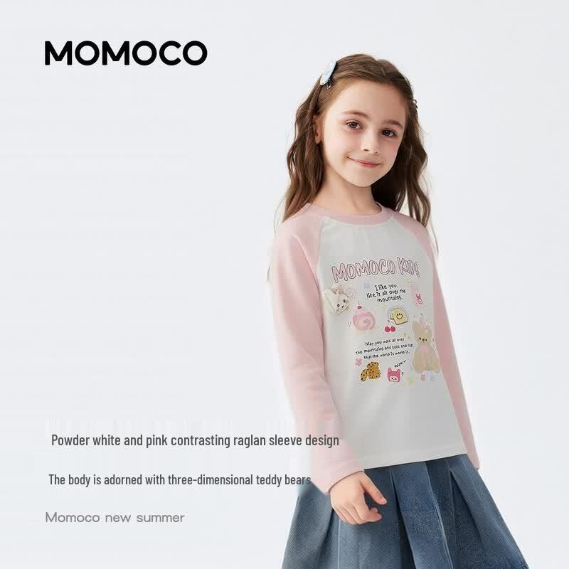 MOMOCO Sweet Girls' Long Sleeve T-Shirt