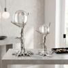 Gold/Sliver Tree Shape Crystal Ball Stand Electroplating Crystal Ball Display Stand  Office
