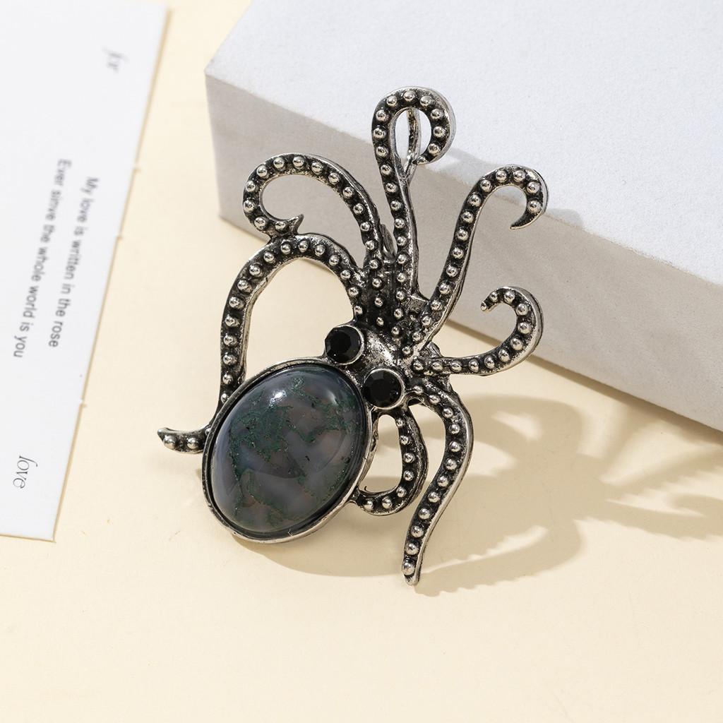 Shell Octopus Brooch Pendant For Diy Jewelry Making And Gift Crafts