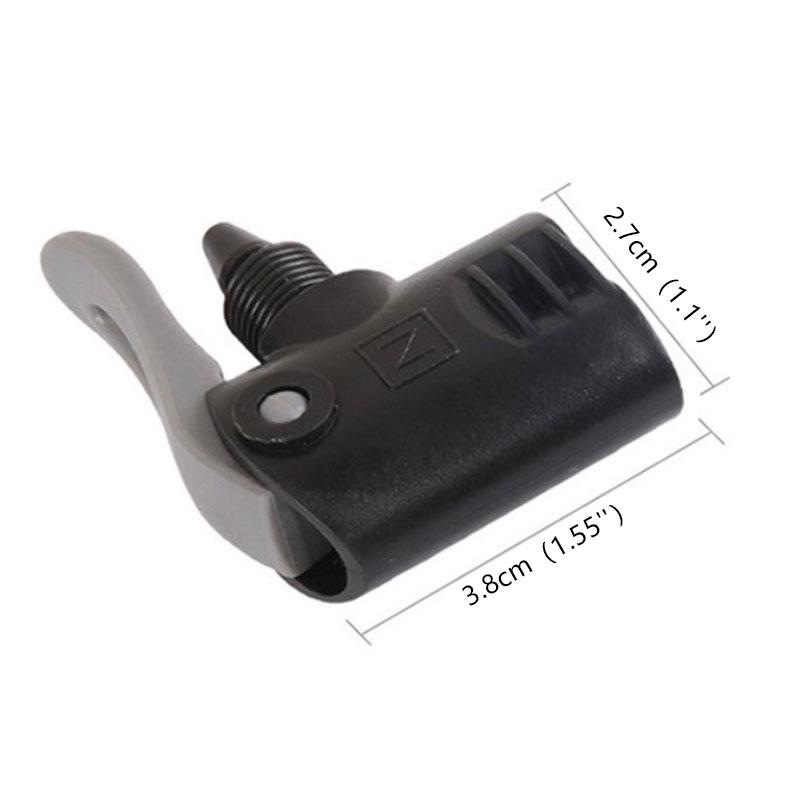 Pump Dual Head Adaptor Converter Bicycle Foot Pump Inflator Nozzle Part