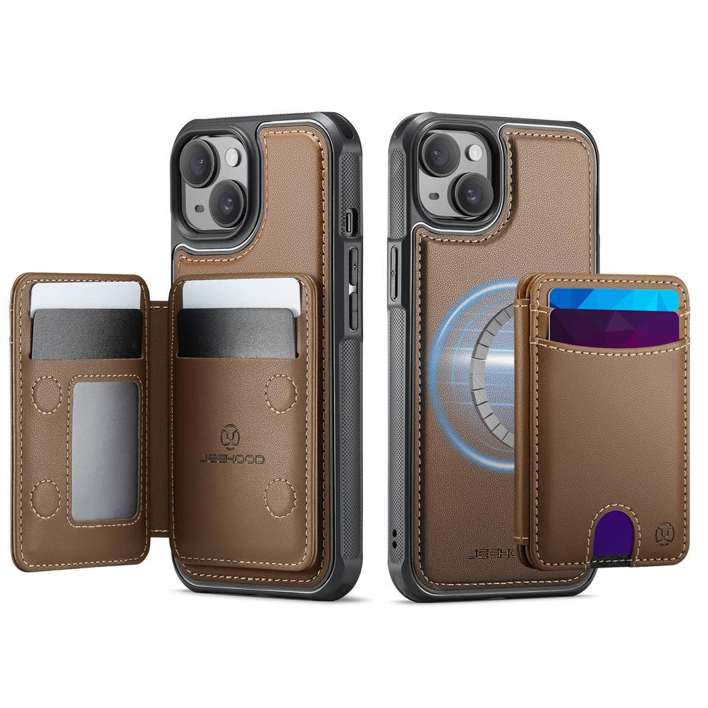 For iPhone 15/14/13/12/11 Pro Max X XS XR XS Max SE 2025 Case Wallet with Magnetic, RFID Blocking Card Holder 2 in 1 Detachable