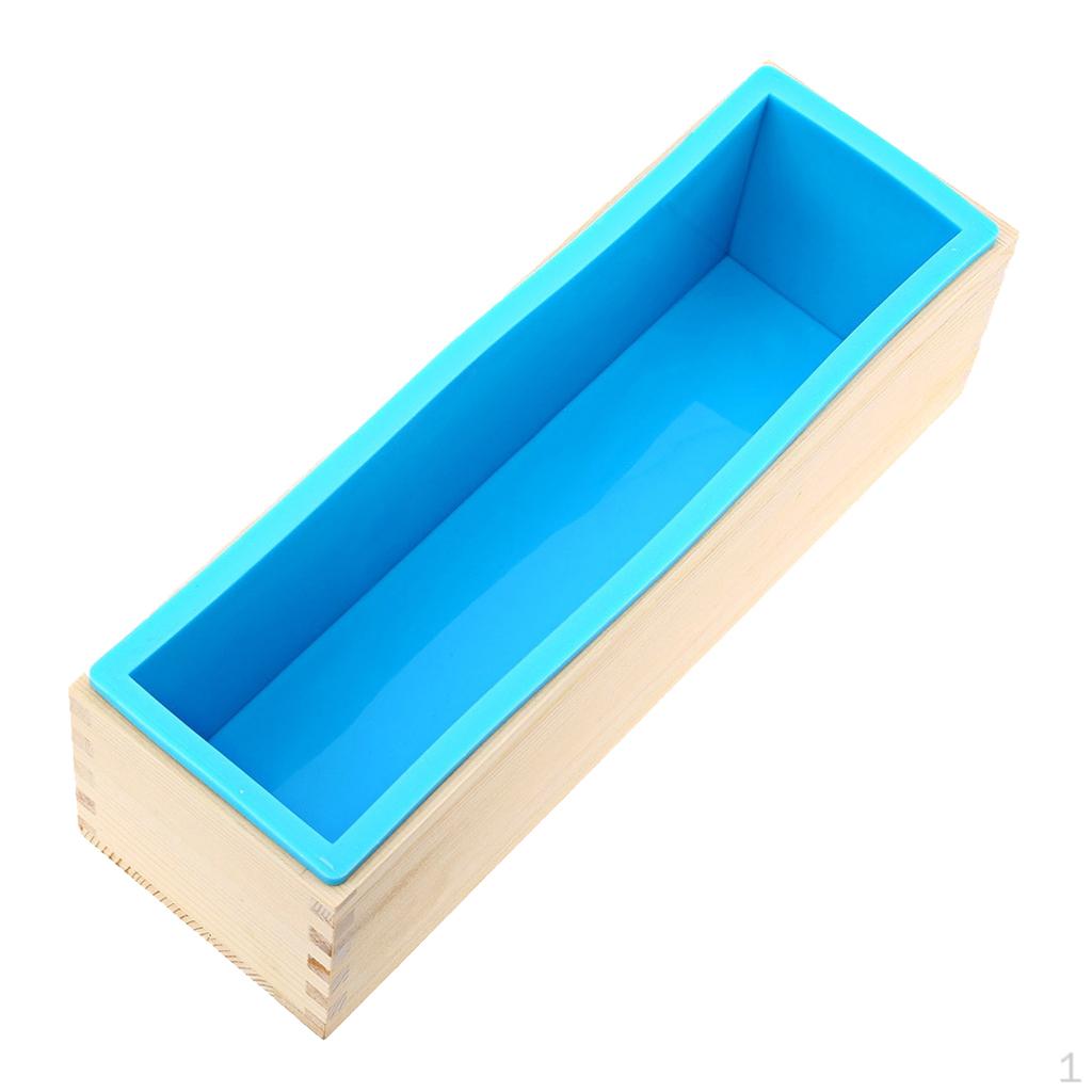 Flexible Rectangular Soap - Loaf with and Lid DIY Tool for Soaps Cake Making Supplies Silicone,