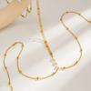 Bohemian Beads Chest Chain Gold Color Bikini Belly Chain Creative Bikinis Beach Jewelry  Women