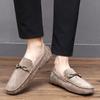Large Size 38-47 Penny Loafers Men Male Boat Shoes Man Moccasins Suede Leather Flats Summer High Quality Men Casual Shoes