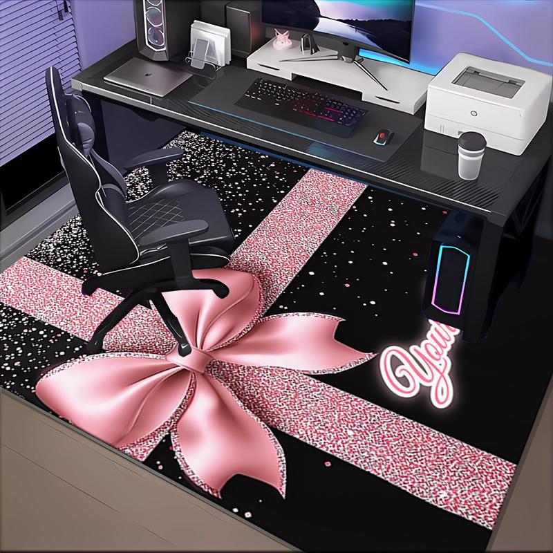 1PC Custom Name Gift Sparkle Theme Floor Mat Ideal for Living Room, Game Rooms, Office, Bedroom,Floor Mat Playful Design