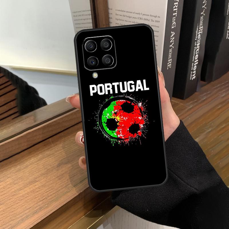 Portugal Flag Case For Samsung Galaxy M56 M16 M36 M33 M53 M13 M12 M32 M52 M20 M15 M55 M31 M14 M35 M34 M54