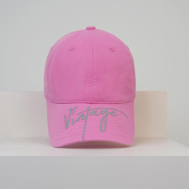 Spring Summer Embroidered Letter Sunshade Baseball Cap Women Breathable Couple Sunscreen Cap
