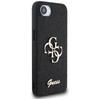 Etui do iPhone 16e Guess Fixed Glitter Czarny
