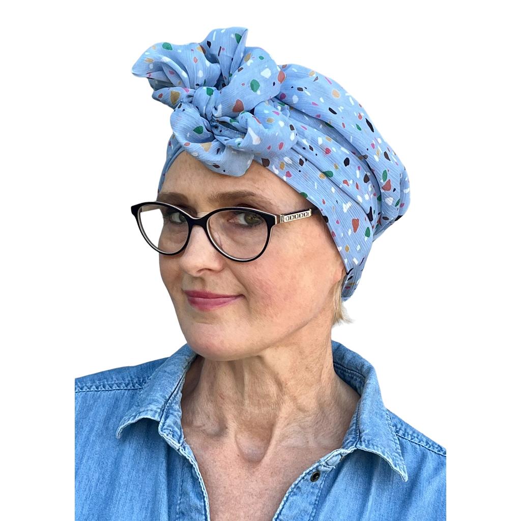 Turban Ayliz Sz-314 Gotowa Chusta Na Głowę Na Lato Po Chemioterapii Cieńka