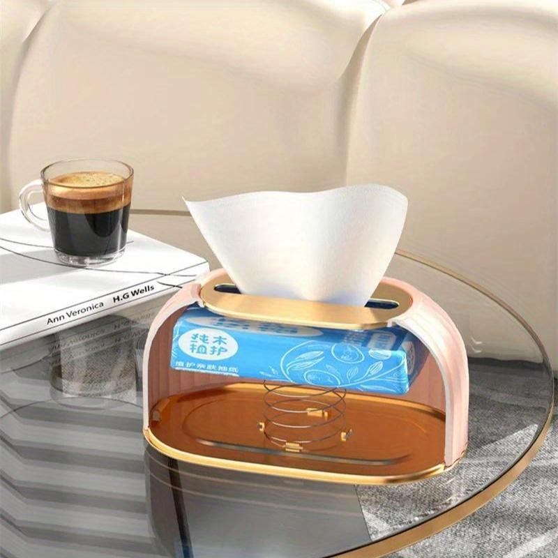 Nordic Striped Tissue Box Holder High Quality Toilet Paper Box Table Napkin Holder Car Tissue Paper Dispenser Home Decoration