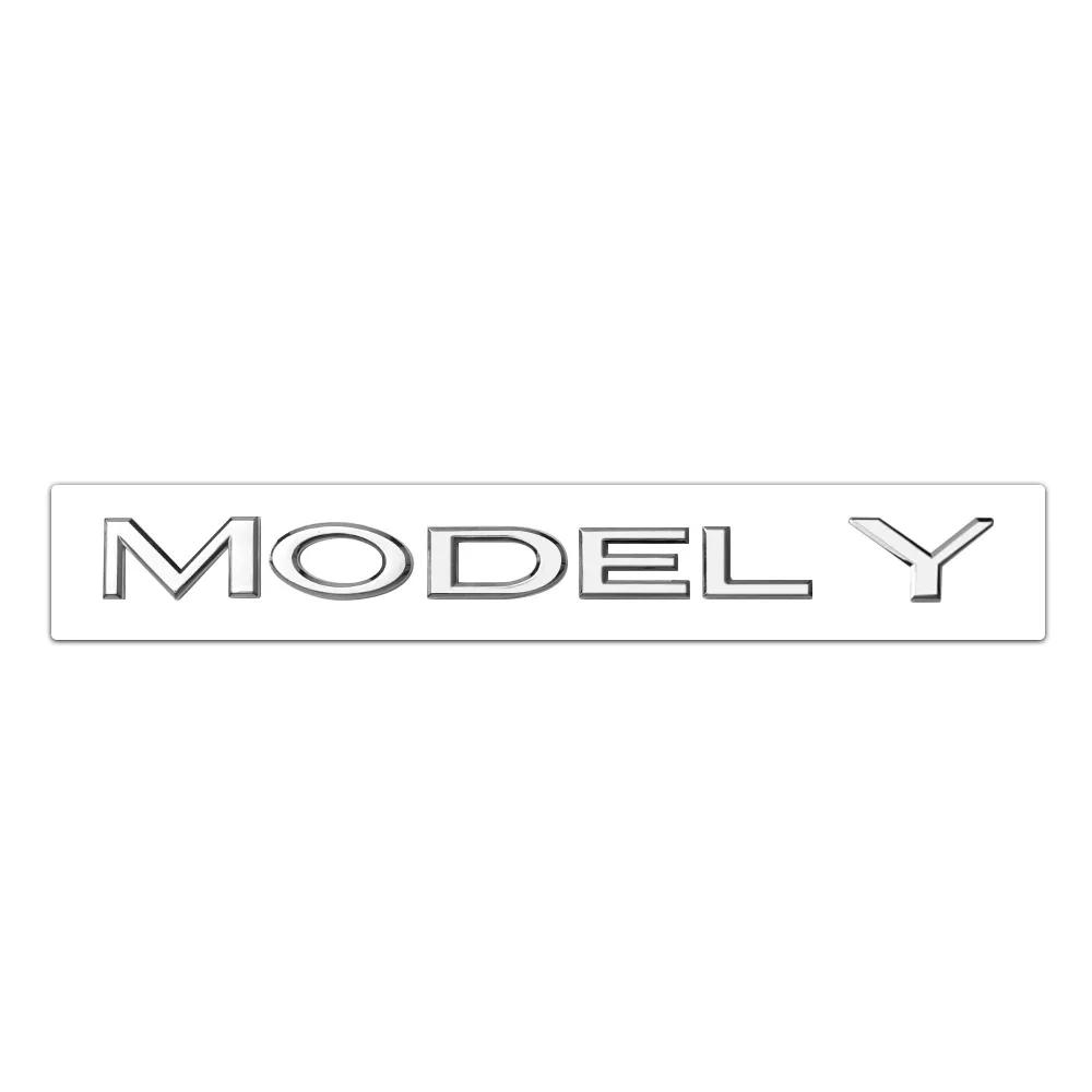 Car Sticker 2025 Hot 1pcs Car Original ABS Letter Logo Rear Tailgate Trunk Emblem Stickers Accessories For Tesla MODEL 3 MODEL Y