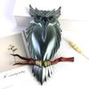 Creative and Stunning Owl Statues Expory Resin Moulds Reusable Silicone Mold Transparent/Blue Resin Mold for Gift Making