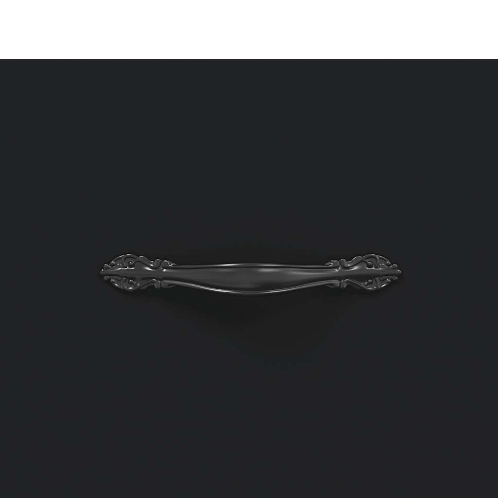Sideboard Black 69.5 x 34 x 90 cm Particleboard