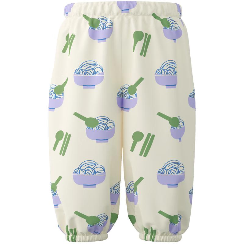 Papa Bamboo Cotton Gauze Summer Lantern Pants for Kids 110cm