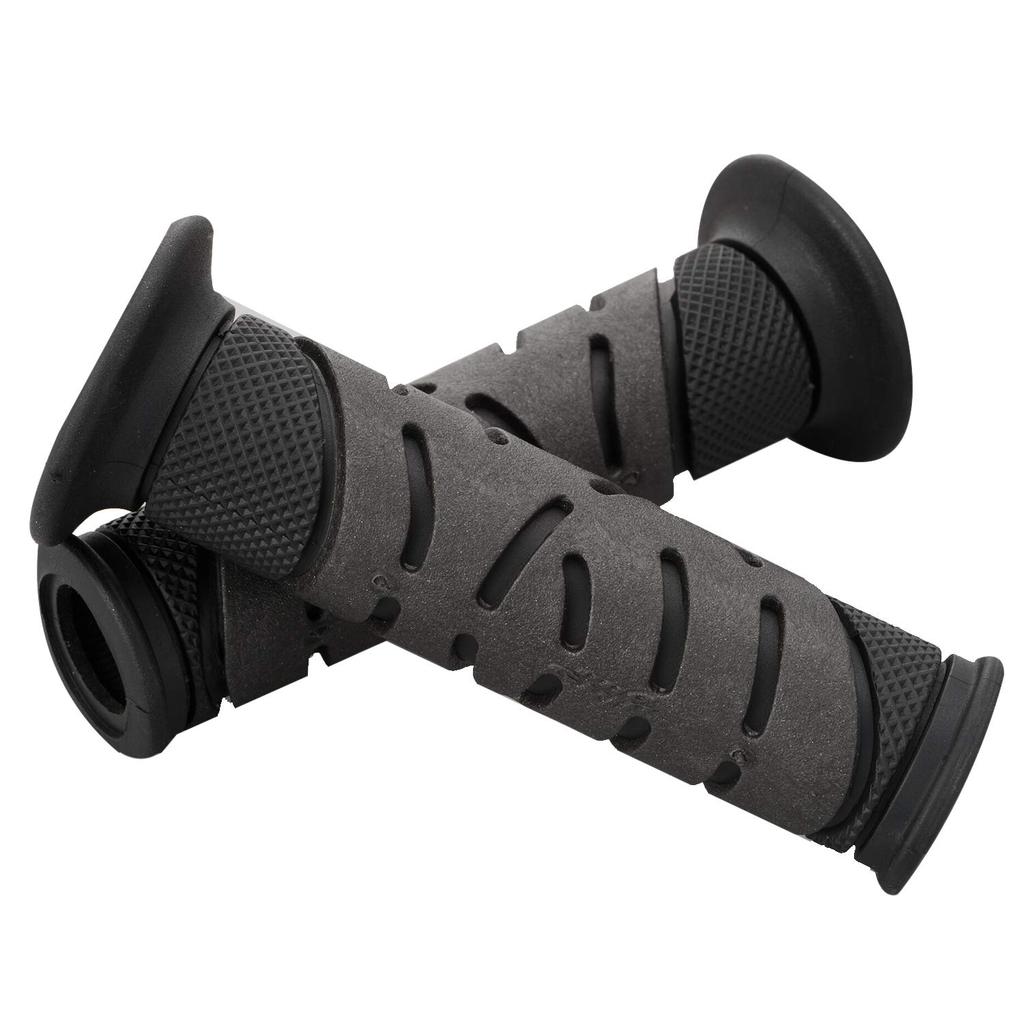 Daytona PROGRIP Motorcycle Grips for Handlebar Diameter 125mm Gel 719 Type 98047 22.2 Anti-Vibration End-Penetrated Black/Black