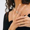 Rose Gold Ring Sterling Silver 925 Crown Heart Wishbone Engagement Wedding Crystal Ring Gold 925 Luxury Jewelry For Women Anel