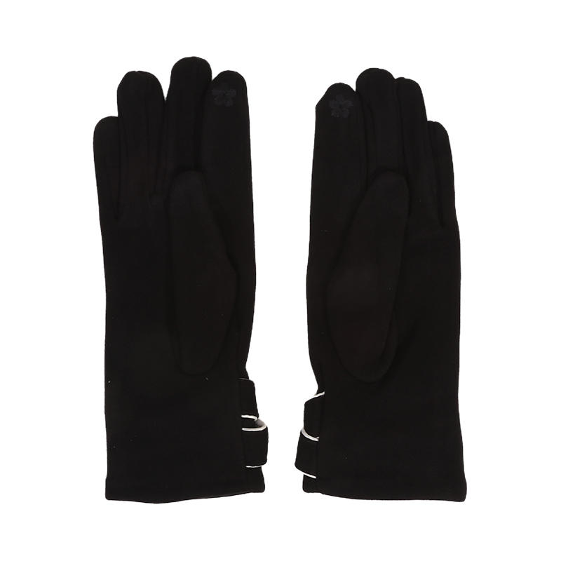 Autumn And Winter Solid Color Finger Gloves For Ladies Fashionable And Elegant Skiing Warm And Soft Outdoor Touch Screen Gloves