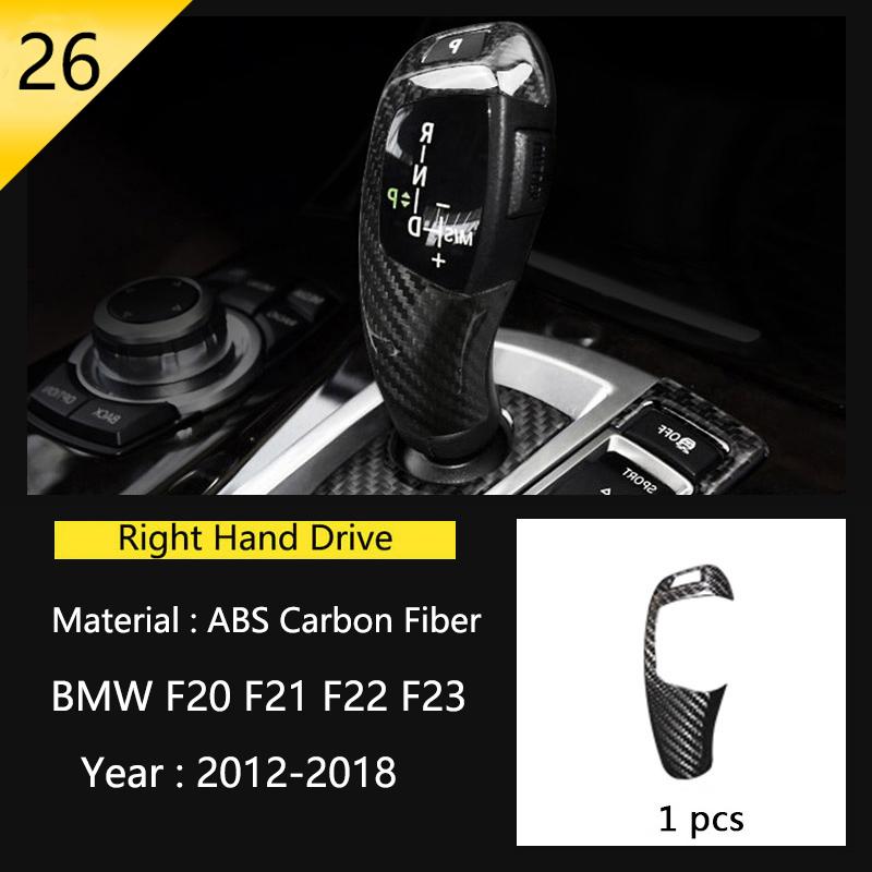 For BMW 1 2 Series F20 F21 F22 F23 Carbon fiber Car Control CD Panel Cover Trim Air conditioning Outlet Frame Decoration Sticker LNYCP1