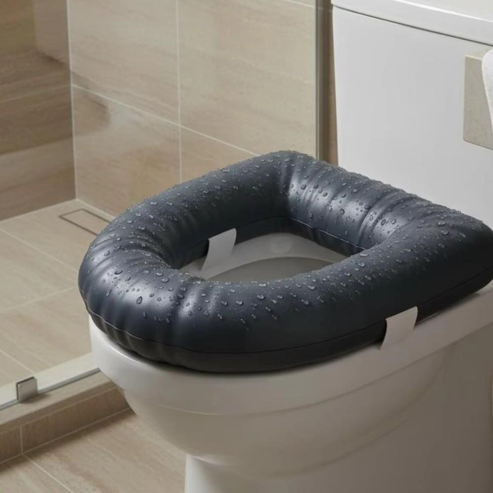 Waterproof Toilet Seat Cushion Height Increasing Leather Toilet Seat Toilet Seat Cover Washroom