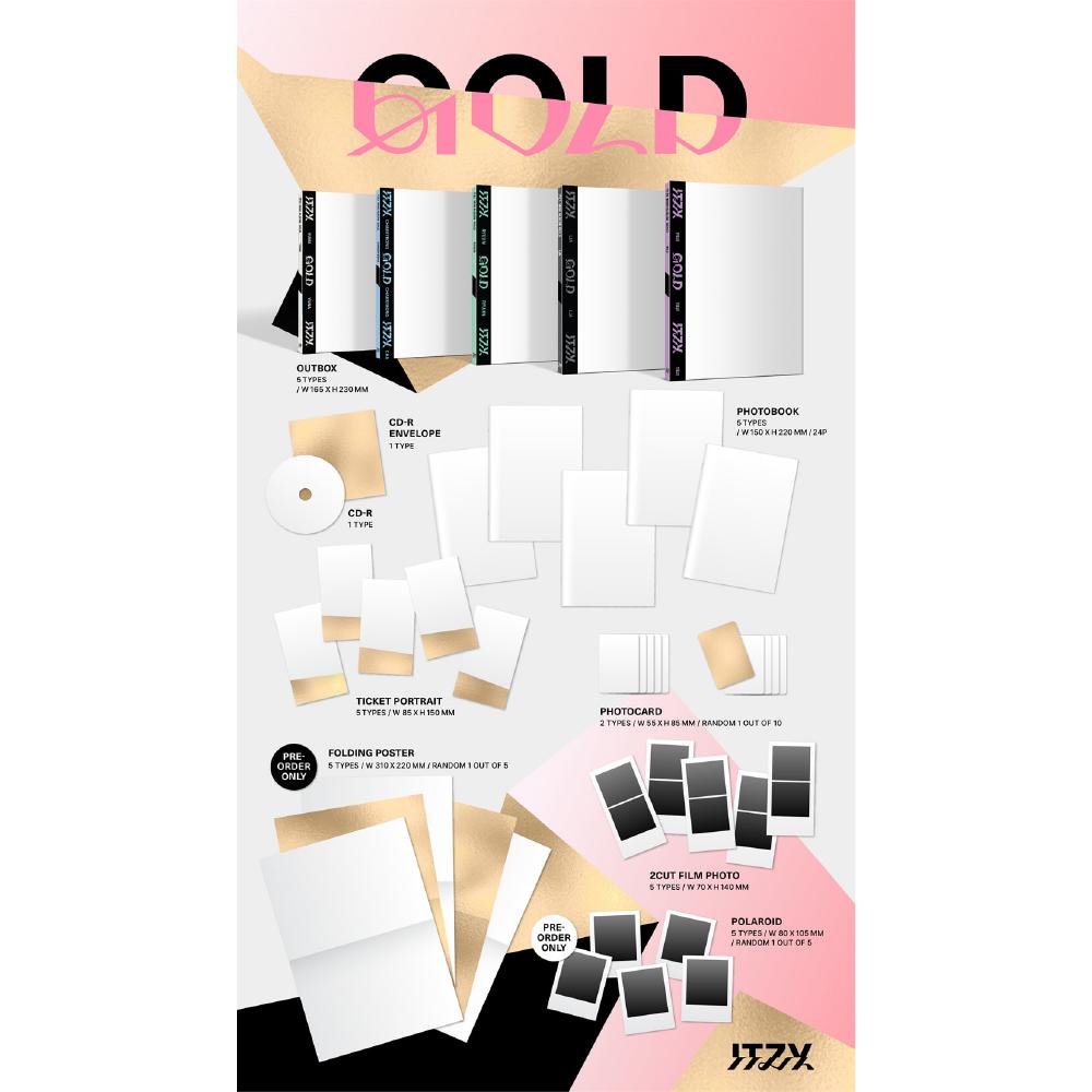 Itzy GOLD Album Digipack Ver.