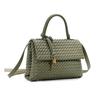 New classic woven bag women's commuter fashion large capacity shoulder crossbody portable small square bag