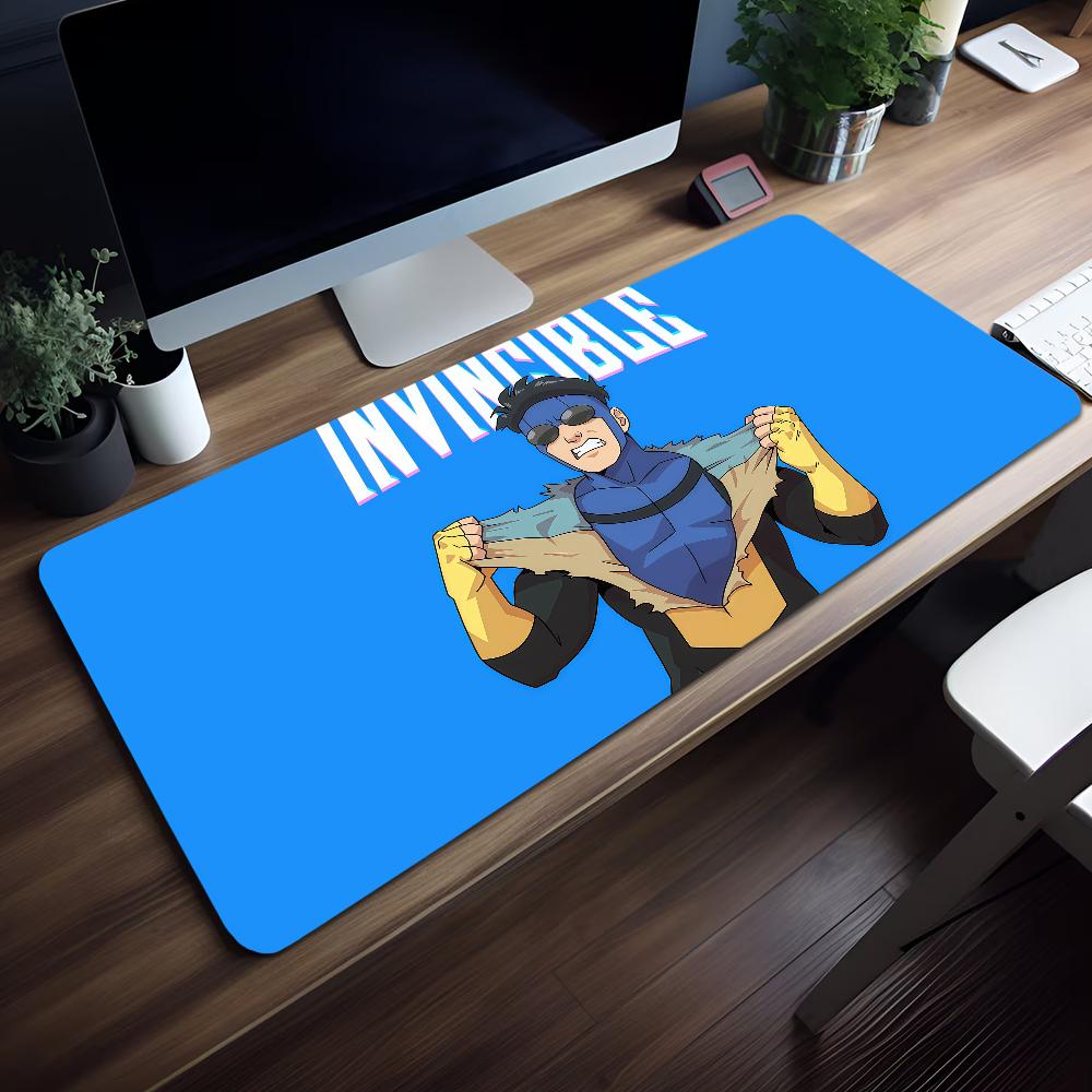 Tappetino Mouse Supereroe Antiscivolo Bordo Lockedge Cartone Animato Ufficio Studente Invincibile Gaming Spesso Grande Cuscino per Scrittura MousePad