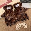 Winter Warm Furry Gloves Spicy Girl Leopard Print Tiger Claw Gloves Thickened Cosplay Cool Props Five Finger Gloves Women Gift