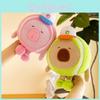 Capybara Tennis Shaped Cute Cartoon Plush Toy Soft Filled Doll Room Decoration